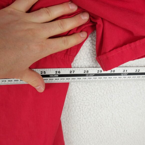 Rocawear Shirt Mens Extra Large Red Button Up Short Sleeve Utility Vintage Y2K - Picture 7 of 8